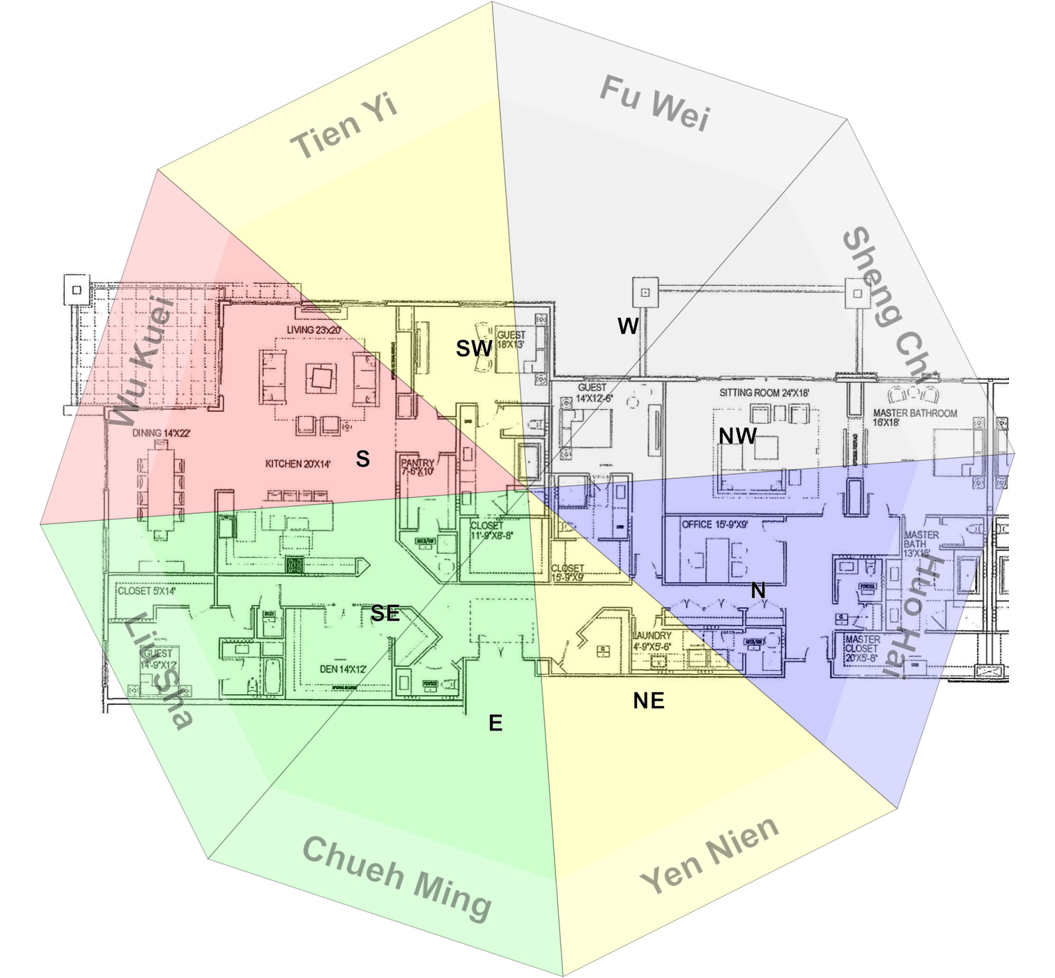  Feng  Shui  Floor Plan  The Golden Rule Feng  Shui  By Jen 